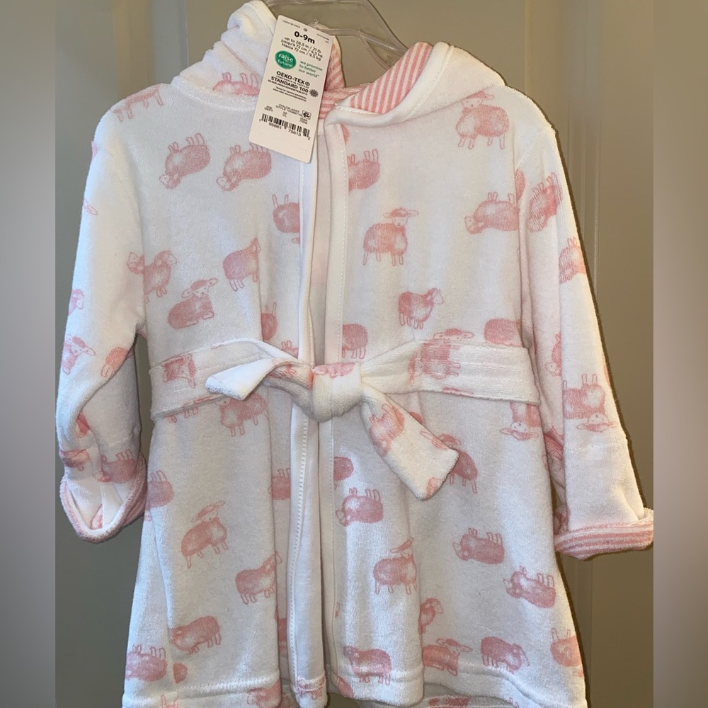 0-9 months bath robe